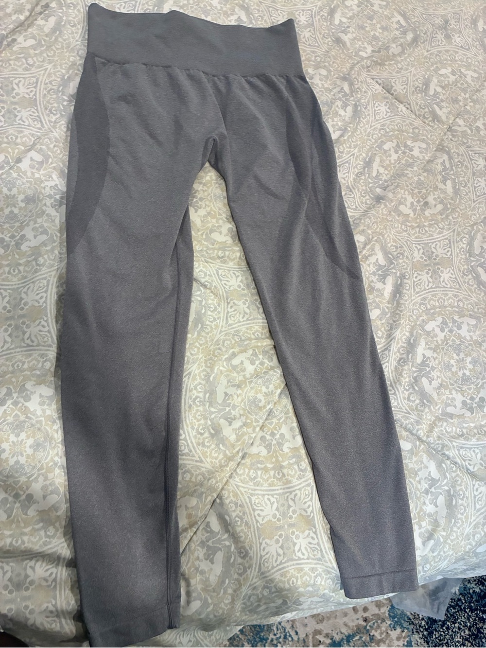 NVGTN Gray High-Waist Seamless Leggings